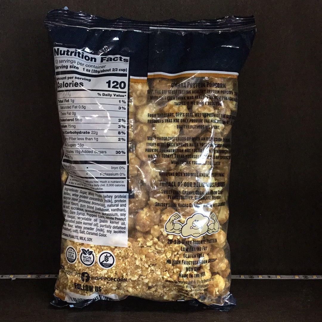 OPP Company Protein Popcorn- Peanut Butter- 7g Protein/ 2/3 Cup
