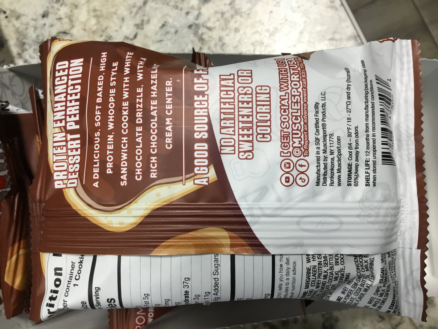 Muscle Sports- Protein Whoopie Protella- 20 g protein