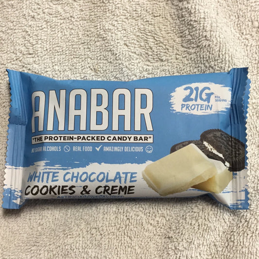 Anabar- White Chocolate Cookies & Crème- 21g Protein