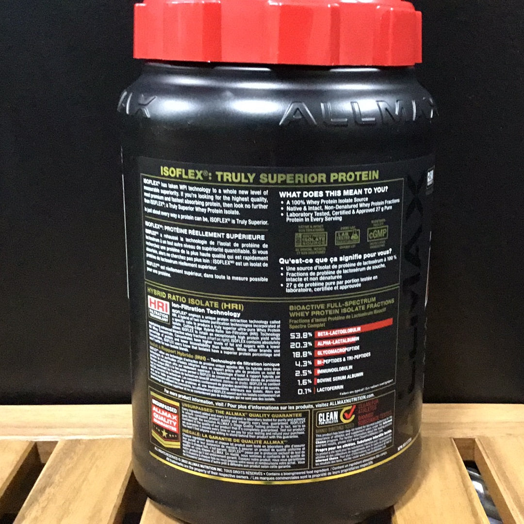Allmax isoflex-2lbs- chocolate peanut butter