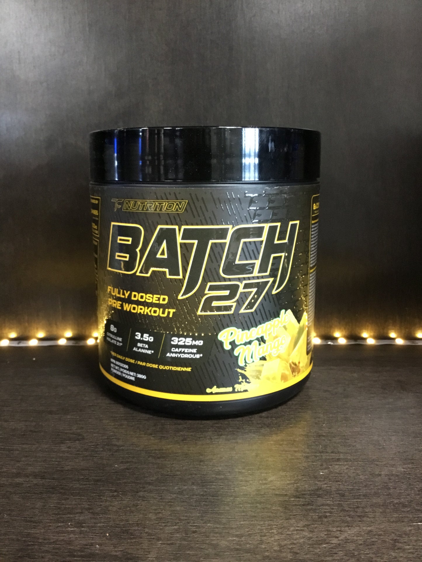 Batch 27 fully dosed pre workout - pineapple mango