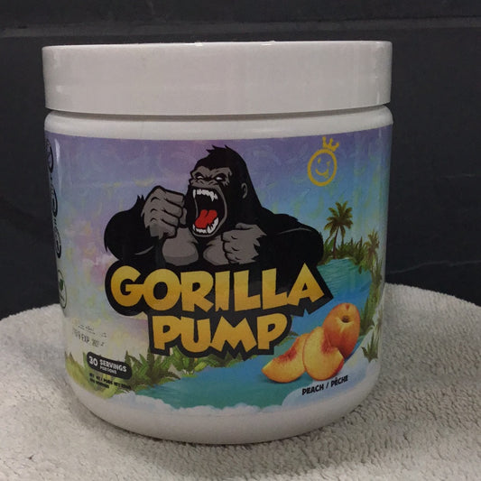 Yummy Sports Gorilla Pump Pre-workout- Peach- 30 Servings