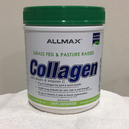 Allmax Collagen w/ Biotin & Vitamin C- Unflavoured 44 Servings