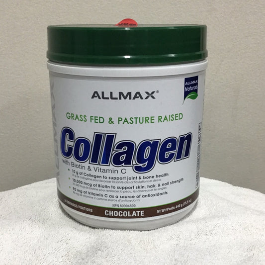 Allmax Collagen w/ Biotin & Vitamin C 44 Servings Chocolate