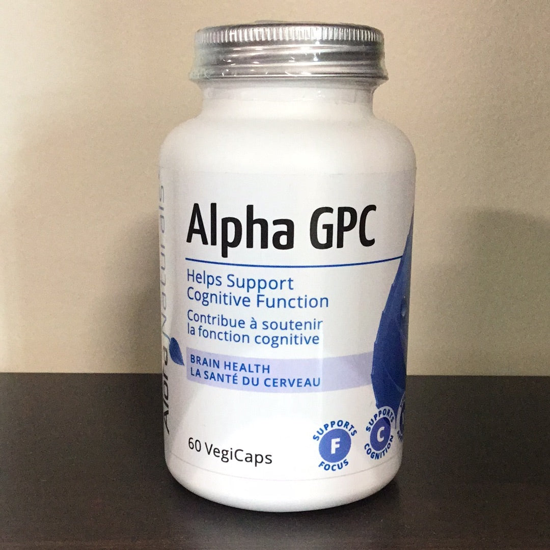 Alora Naturals- Alpha GPC- Supports Cognitive Function- Brain Health- 60 VegiCaps- 60 Servings
