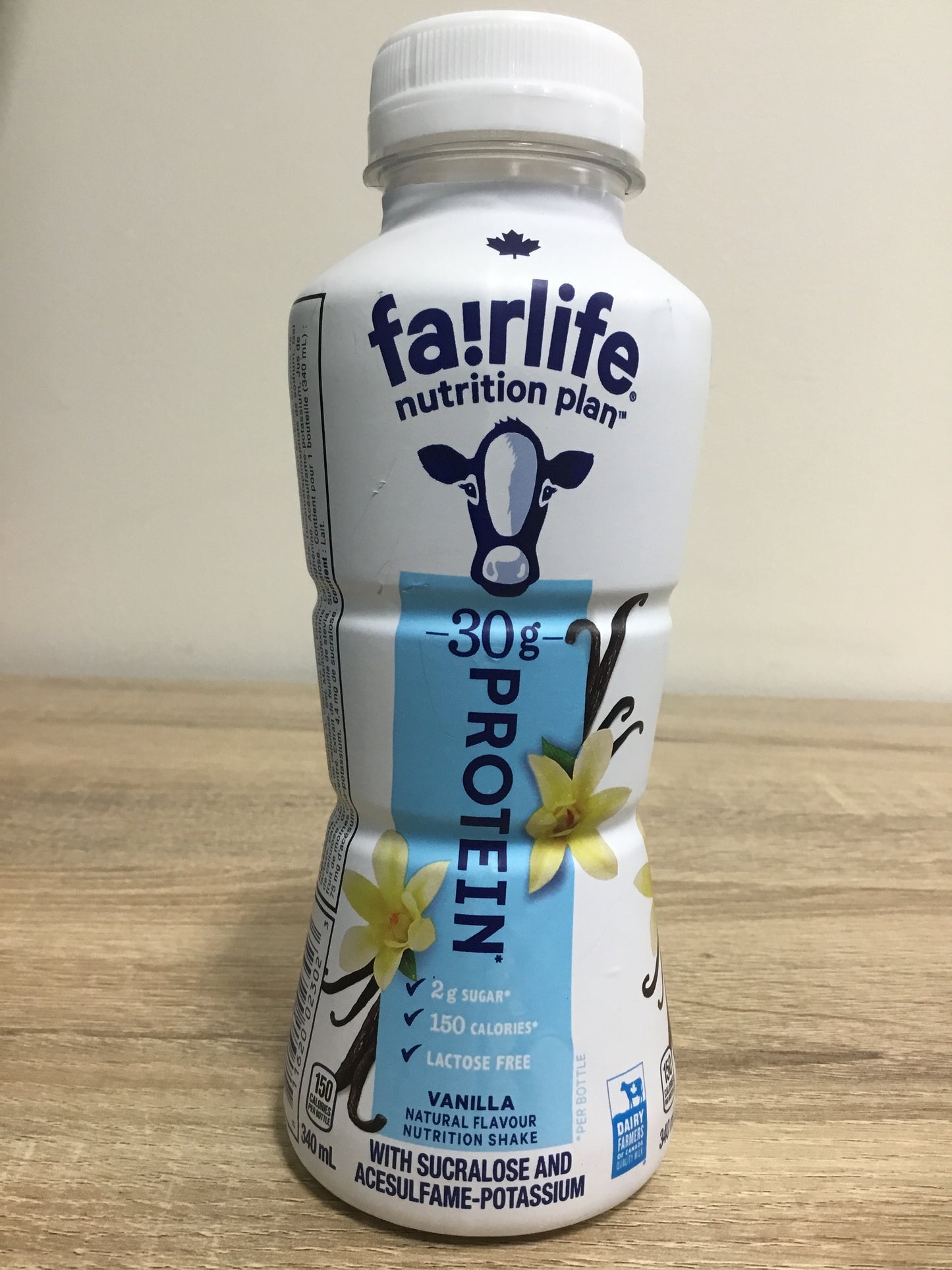 Fairlife vanilla protein drink