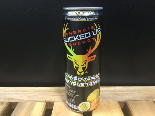 Bucked up energy- mango tango- 180 mg caffeine