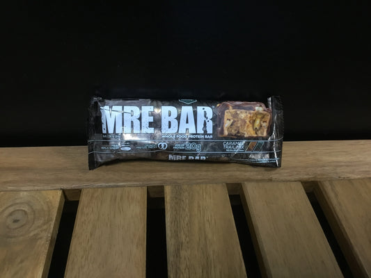 Mre Bar whole food protein bar Caramel trail mix