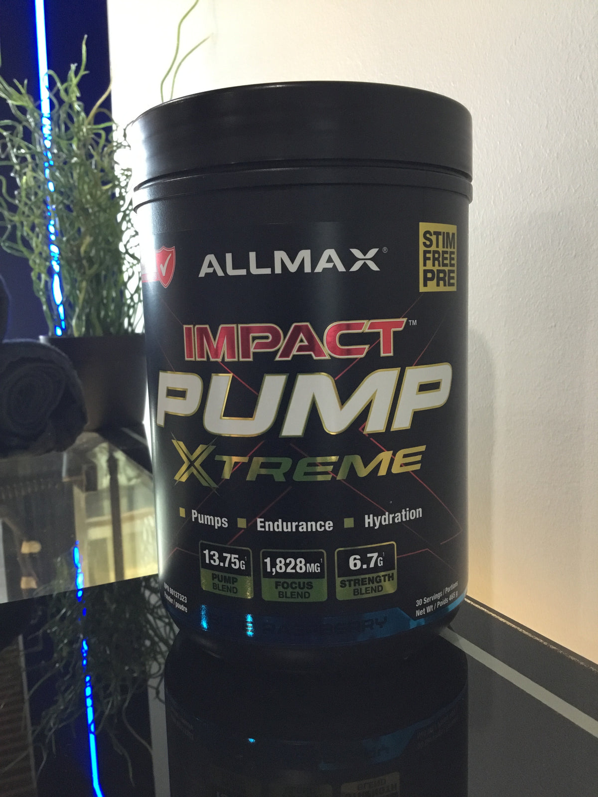 Allmax Impact PUMP Xtreme Blue Raspberry