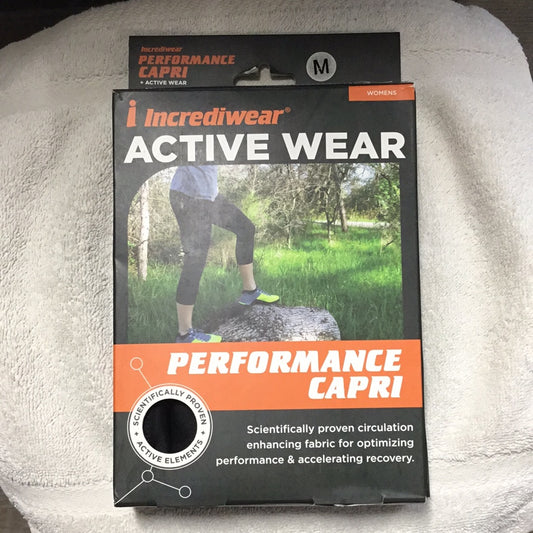 Incrediwear Active Wear- Performance Capri- Women’s M