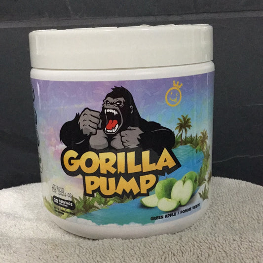 Yummy Sports Gorilla Pump Pre-workout- Green Apple- 30 Servings