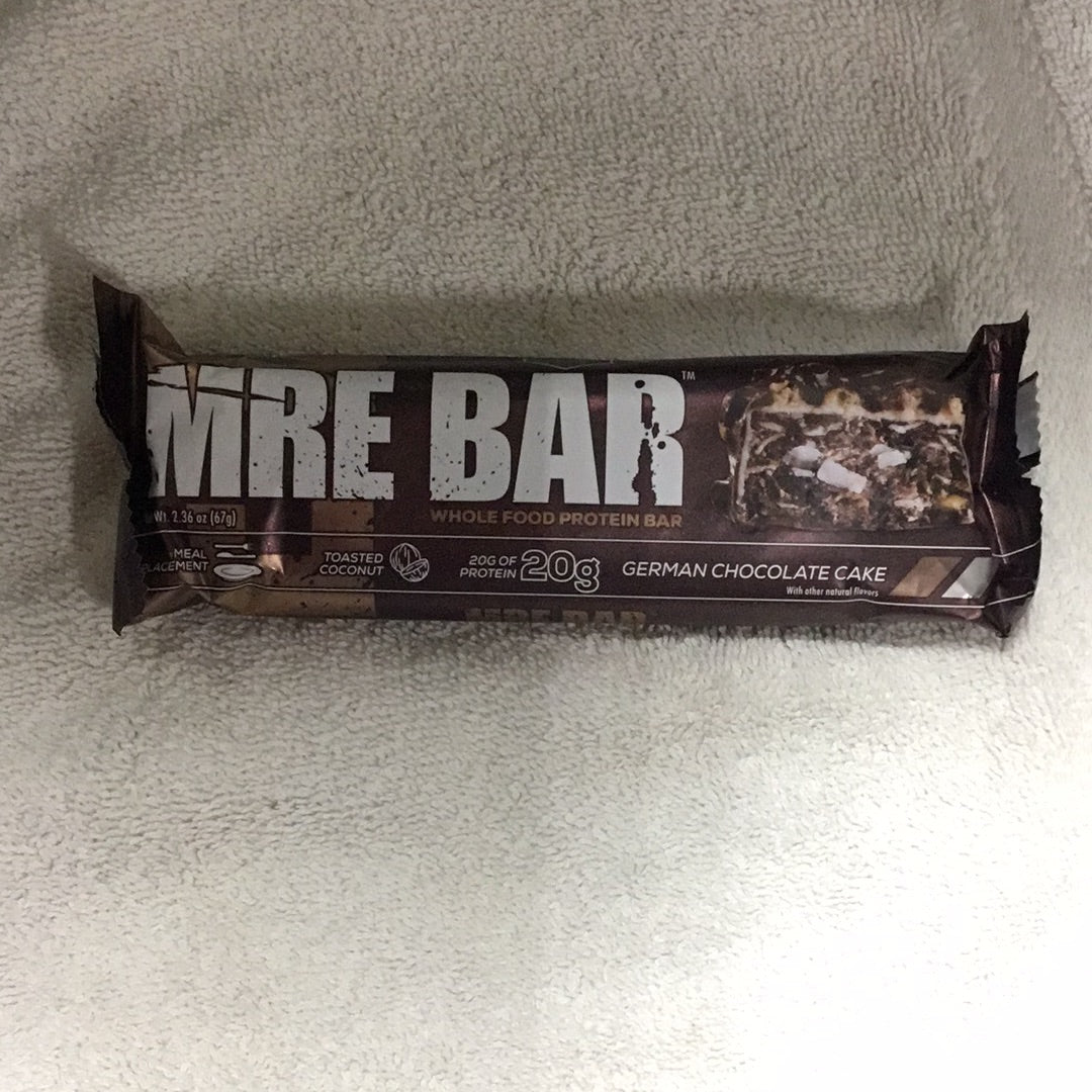 Redcon1 MRE Protein Bar- German Chocolate Cake- 20g Protein