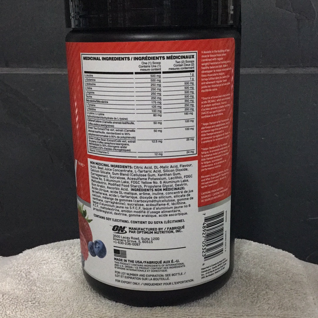Optimum Nutrition Amin.o Energy- Fruit Fusion- 30 Servings