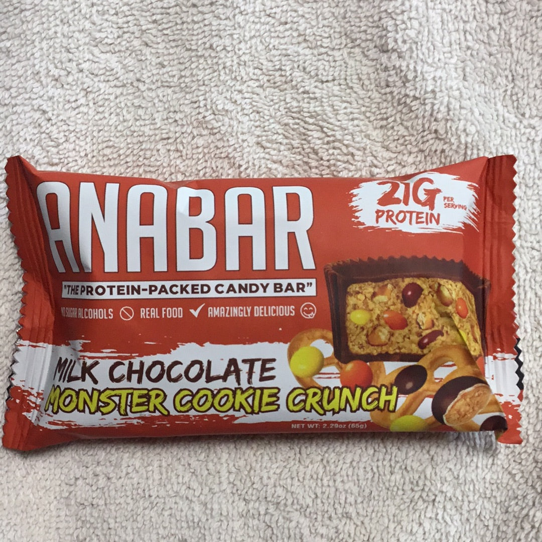 Anabar- Milk Chocolate Monster Cookie Crunch- 21g Protein