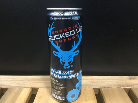 Bucked up energy- blue raz- 180 mg caffeine