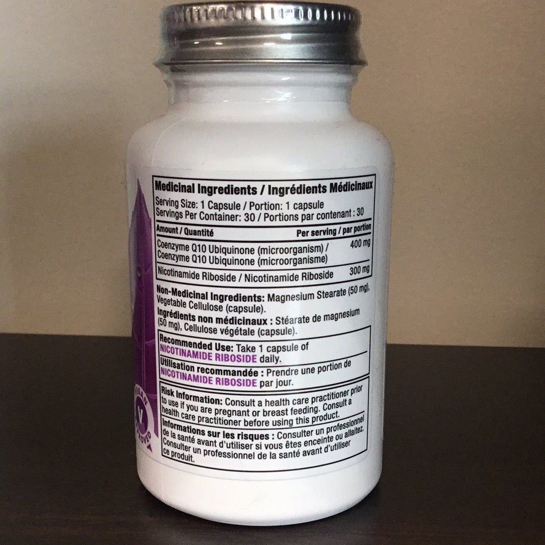 Alora Naturals- Nicotinamide Riboside- Anti- Aging- 30 VegiCaps