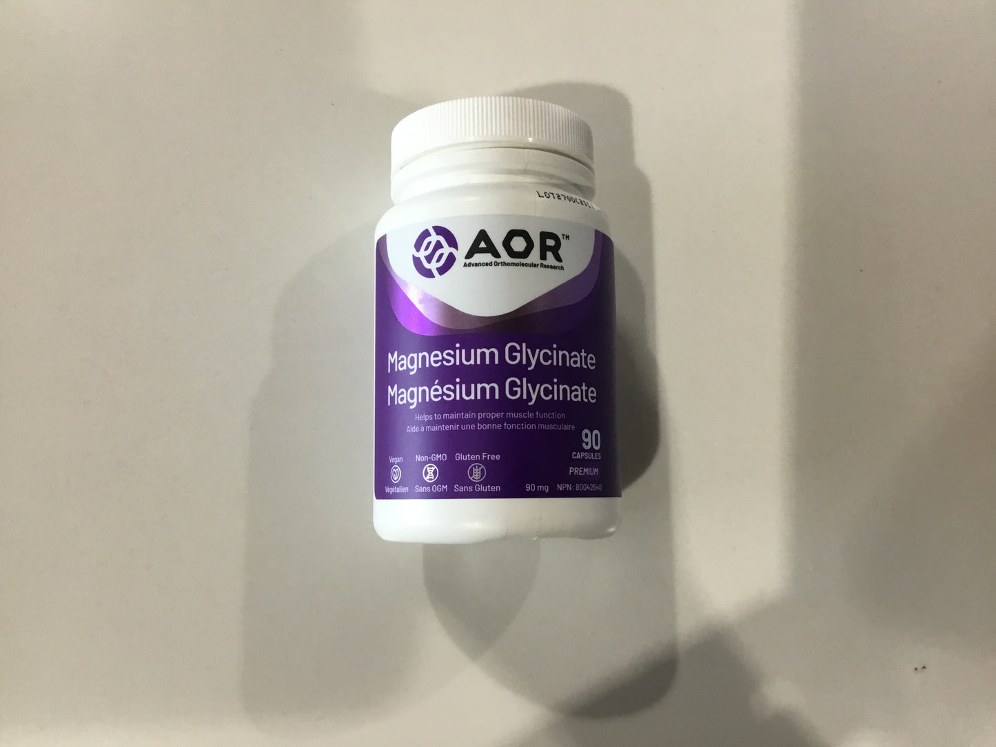 AOR- Magnesium Glycinate 90 caps