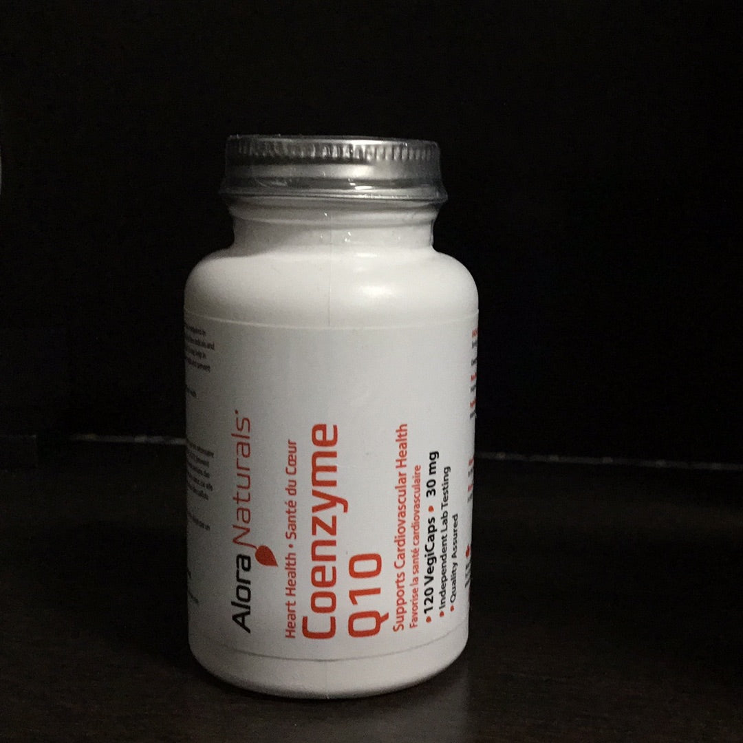 Alora Naturals Coenzyme Q10-30mg 120 capsules