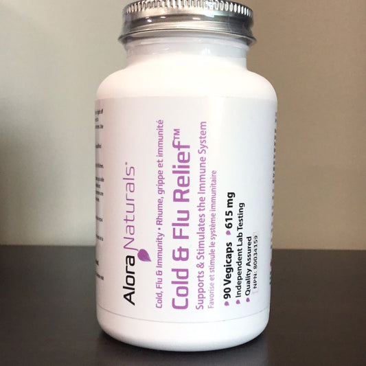 Alora Naturals- Cold & Flu Relief- Supports & Stimulates the Immune System- 90 VegiCaps