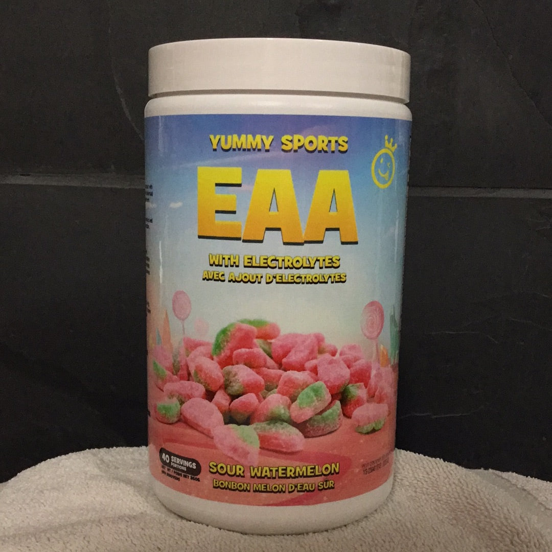 Yummy Sports EAA w/ Electrolytes- Sour Watermelon- 40 Servings