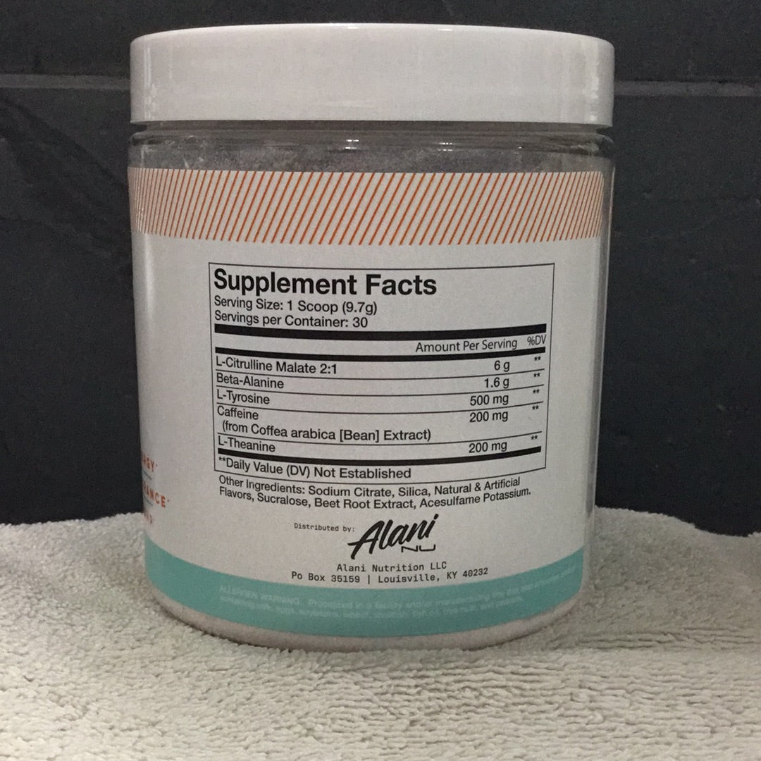 Alani nu Pre-workout- Rainbow Candy- 30 Servings