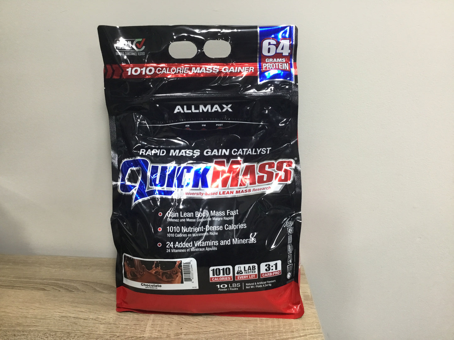 Allmax QuickMass- Chocolate- 10LB