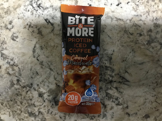 Bite and more protein iced coffee caramel macchiato
