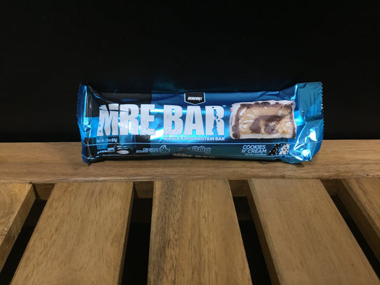 Mre Bar whole food protein bar cookies N’ cream