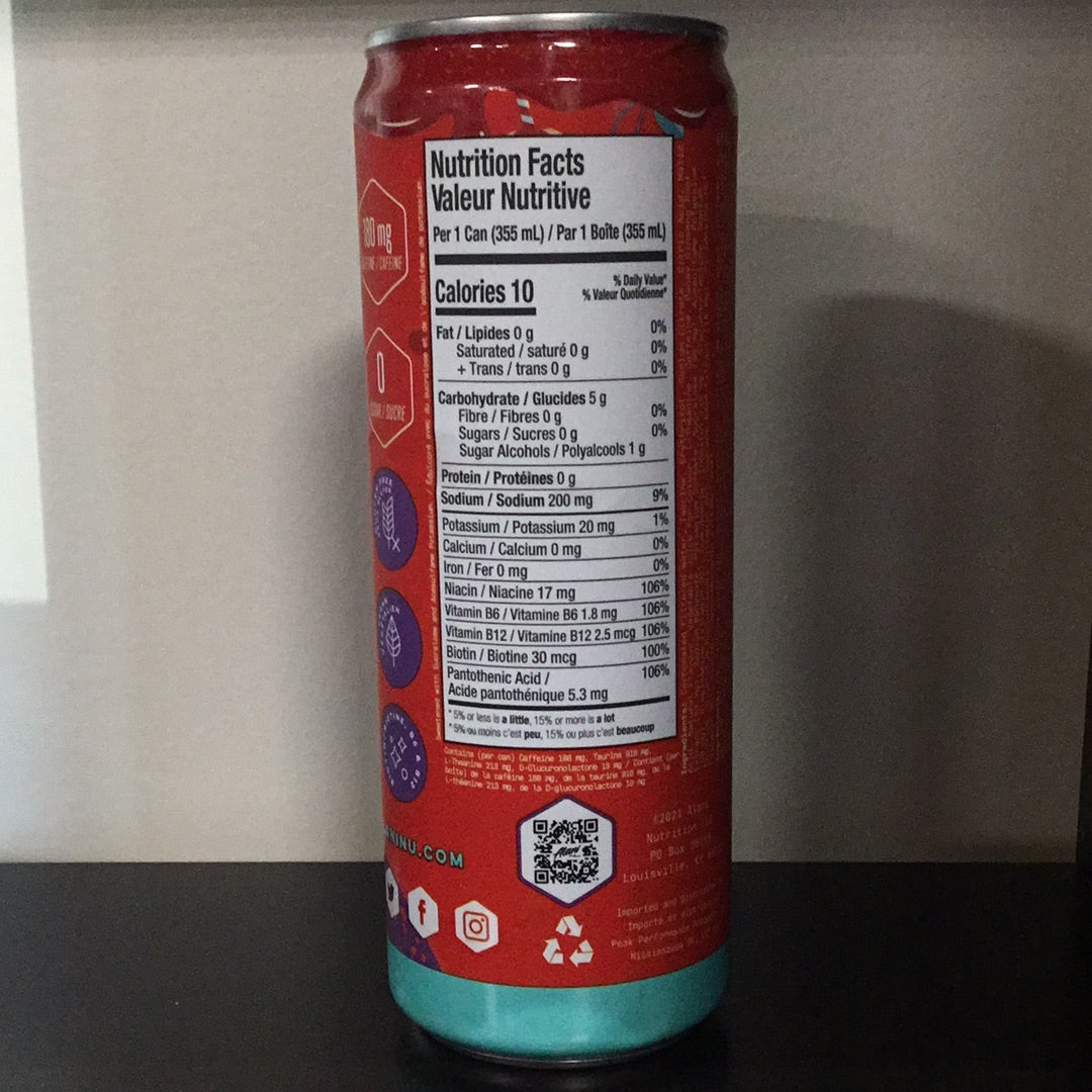Alani Nu Energy-Cherry Slush- Naturally Flavored- 355 ml
