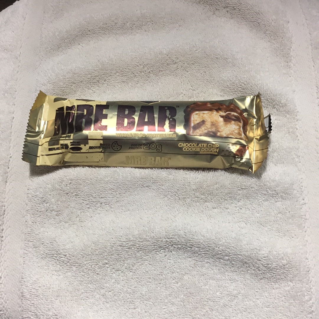 Redcon1 MRE Protein Bar- Chocolate Chip Cookie Dough- 20g Protein