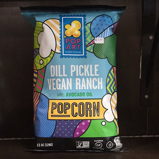 Pop Art Dill Pickle Vegan Ranch Popcorn w/ avocado oil