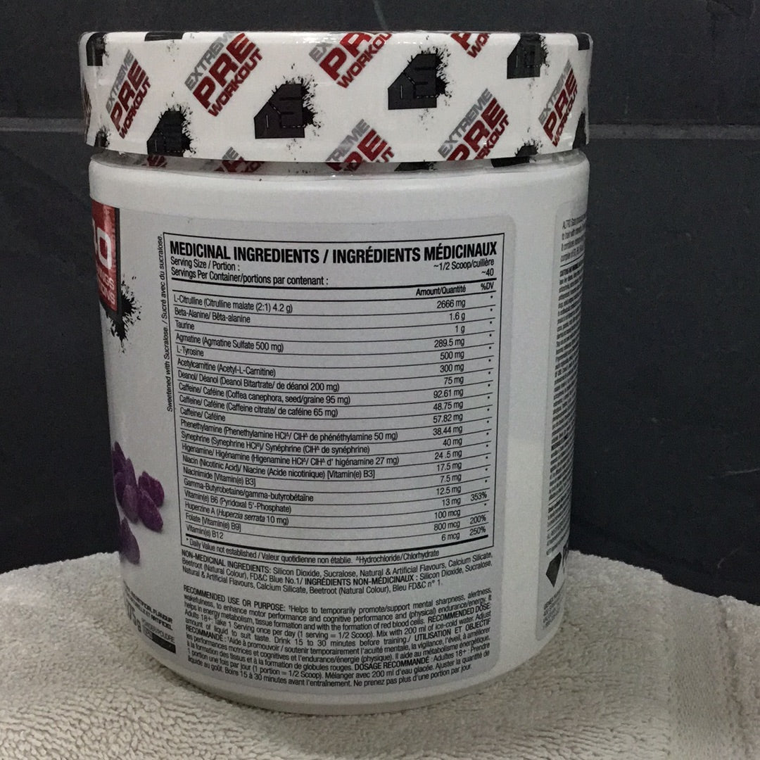 Perfect Sports ALTRD State Pre-workout- Grape of Wrath- 40 Servings