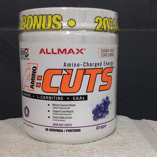 Allmax Amino Cuts- Grape- 36 Servings