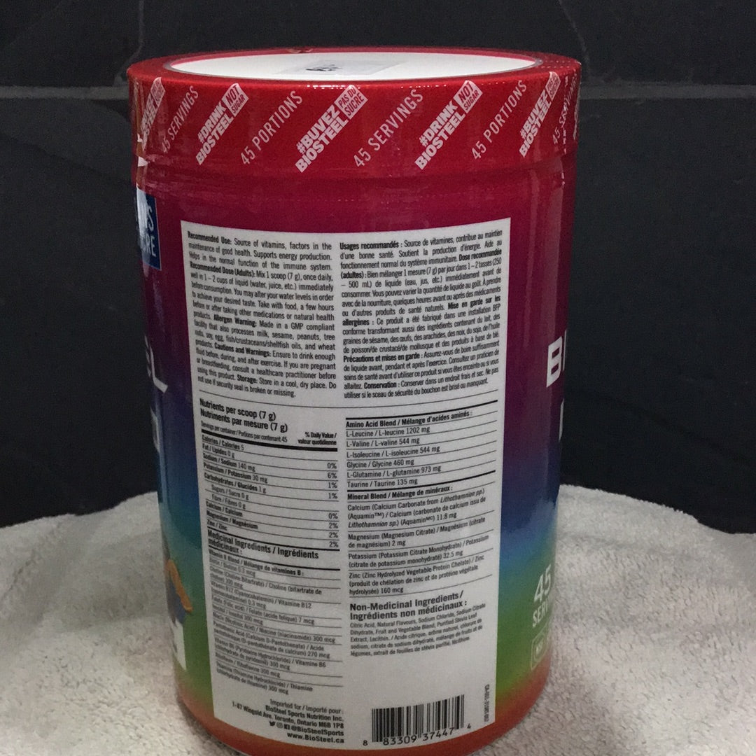Biosteel Hydration Mix- Rainbow Twist- 45 Servings