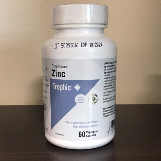 Chelazome Zinc- Trophic- 60 Vegetarian capsules