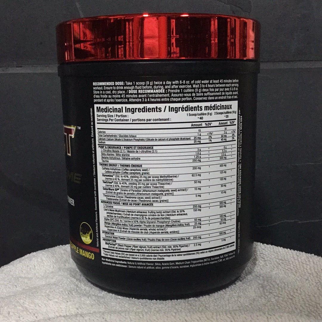 Allmax Impact Igniter Xtreme Pre-workout- Pineapple Mango- 40 Servings