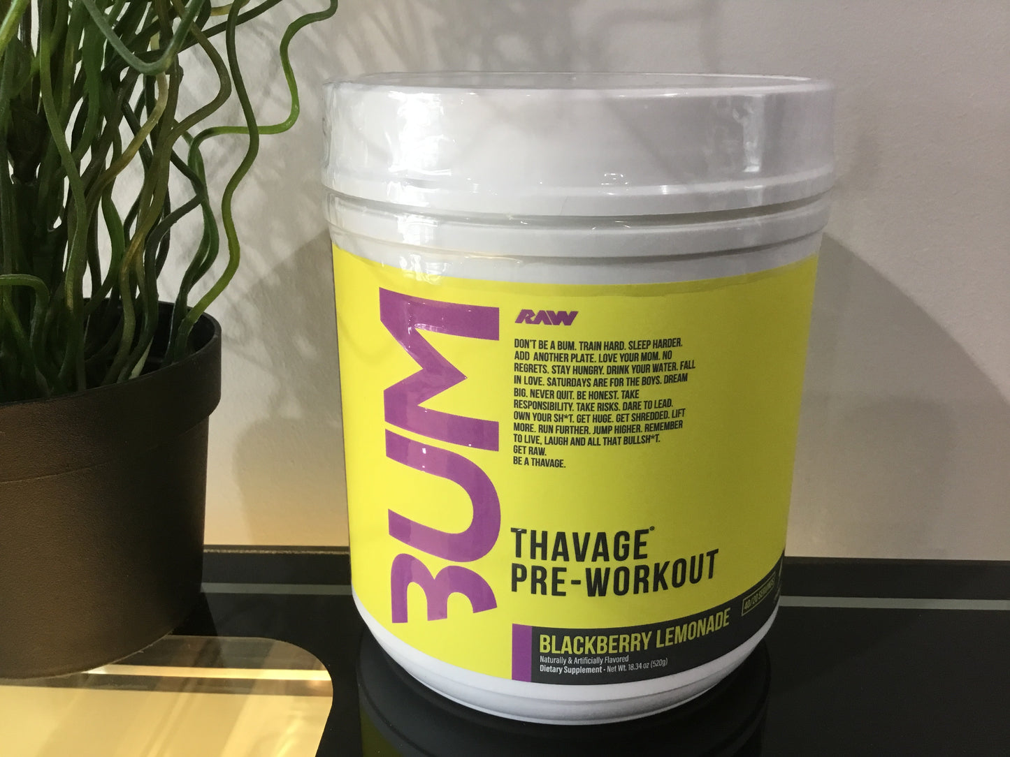 BUM Pre-workout - Blackberry Lemonade