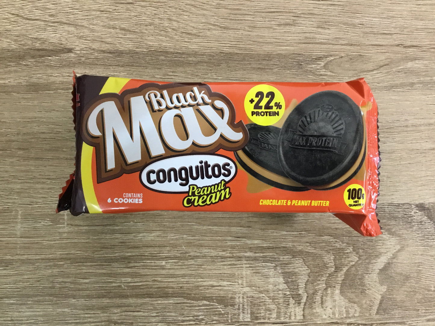 Black max conguitos peanut cream 22g protein