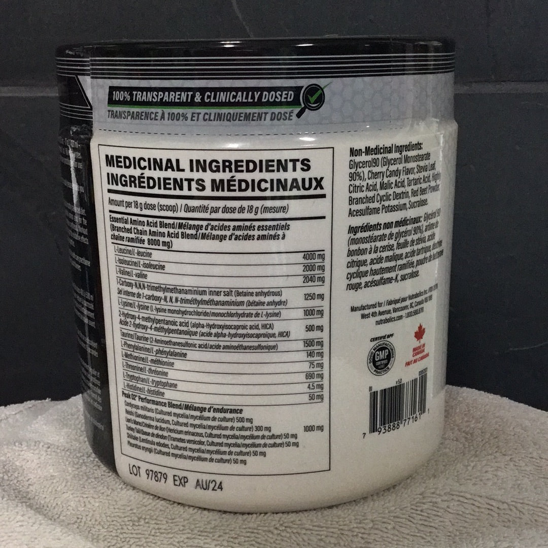 Nutrabolics Anabolic State- All-in-one EAA, BCAA, Hydration and Strength- Cherry Candy- 21 Servings