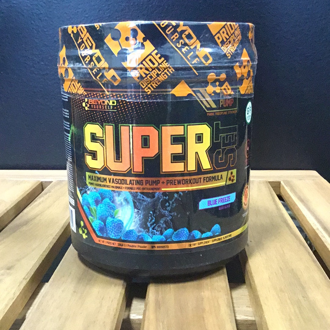 Beyond Yourself Super-Set Pre- Workout- Blue Freeze- 40 Servings