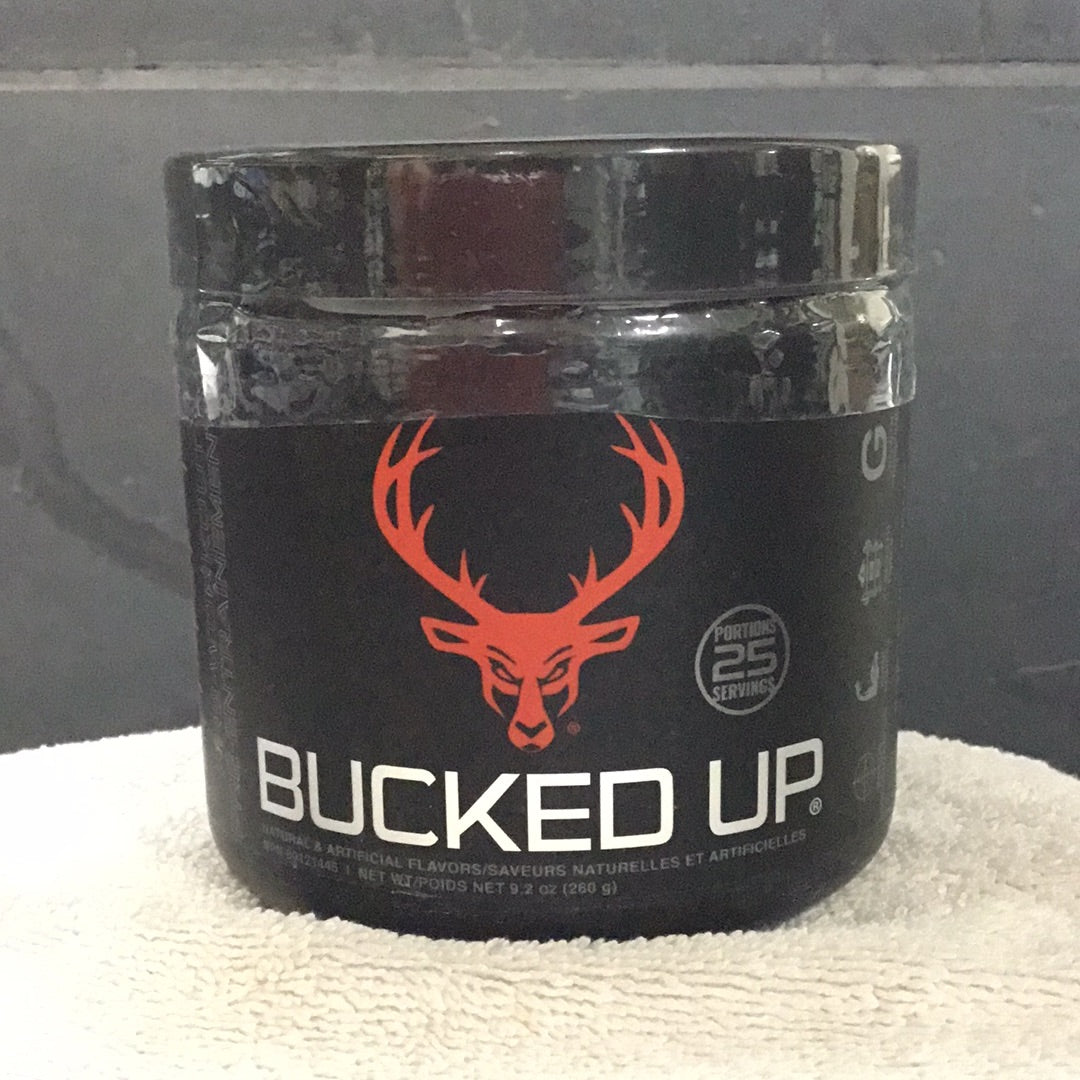 Bucked Up Pre-workout- Blood Raz- 25 Servings
