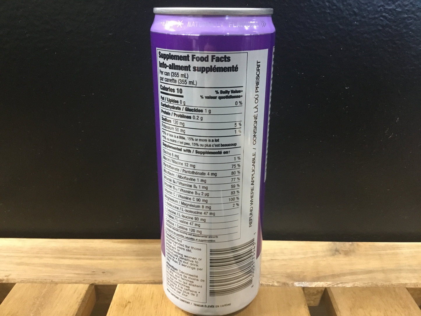 Zoa energy- frosted grape - 120 mg caffeine