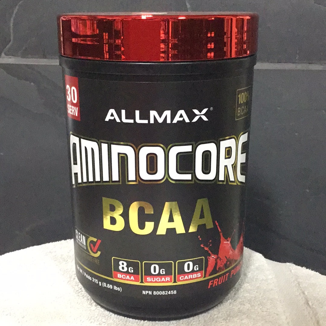 Allmax Aminocore BCAA- Fruit Punch- 30 Servings