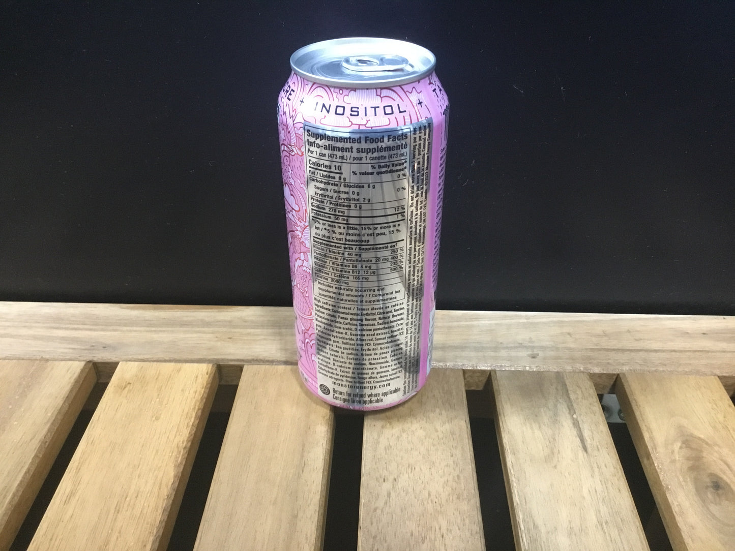 Monster energy- ultra strawberry dreams- 165 mg caffeine