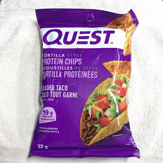 Quest Tortilla Style Protein Chips- Loaded Taco- 19g Protein