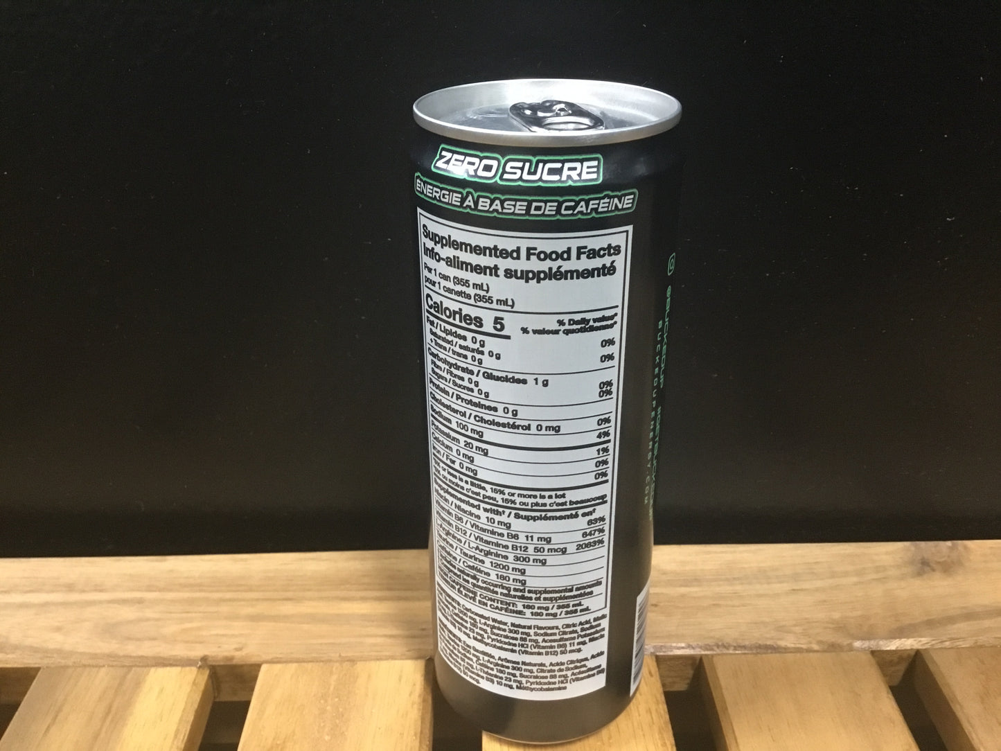 Bucked up energy- wild orchard- 180 mg caffeine
