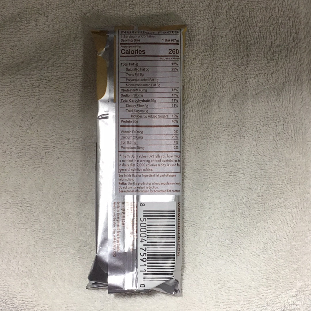 Redcon1 MRE Protein Bar- Banana Nut Bread- 20g Protein