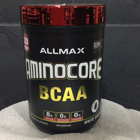 Allmax Aminocore BCAA- White Grape- 30 Servings