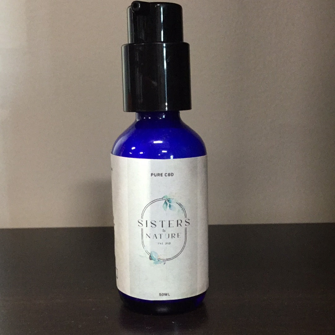 Sisters By Nature Pure CBD Cream- 50 ml- Pure CBD: 1250 mgs