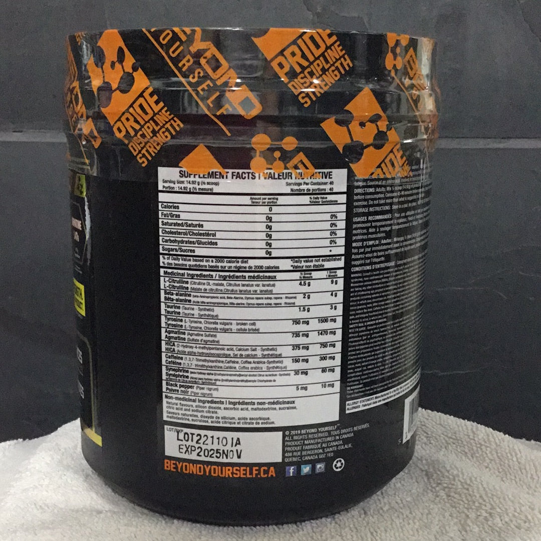 Beyond Yourself Super Set Pre-workout- Red, White & Boom- 40 Servings